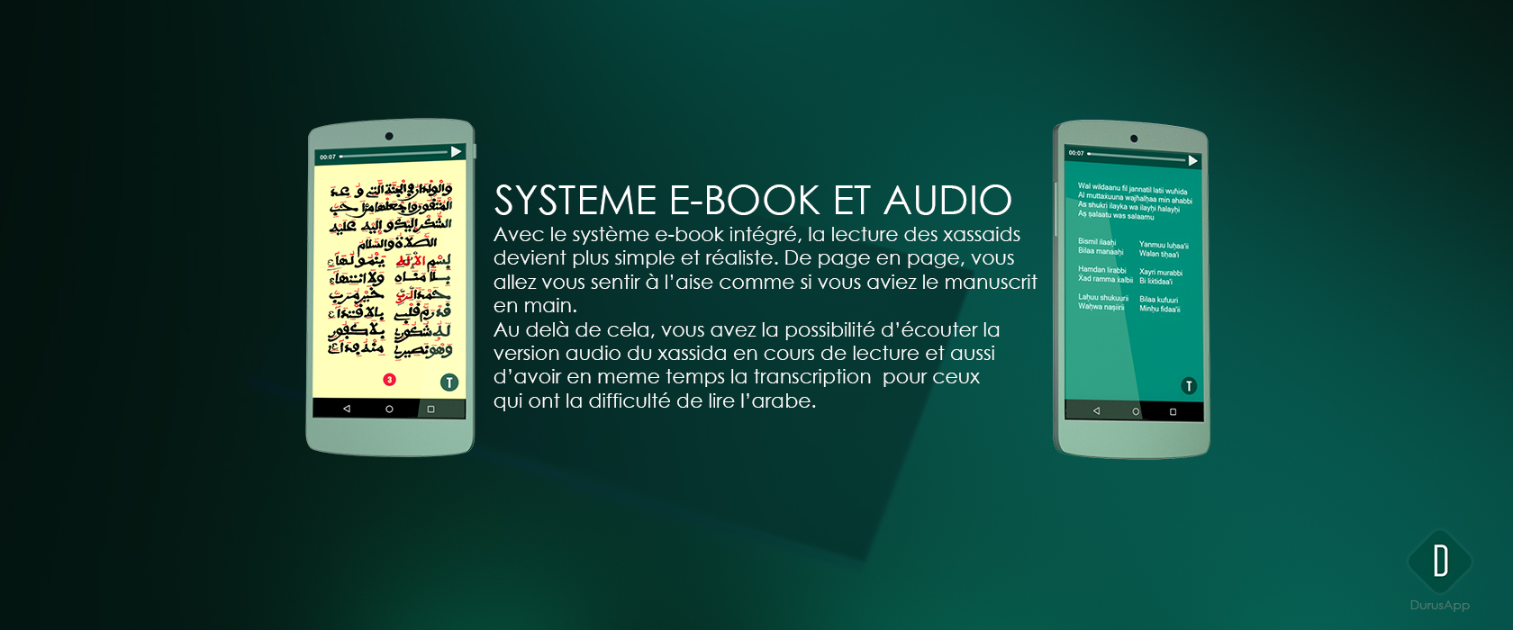 Systeme e-book et audio